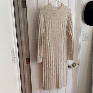 a new day Cream Long Sleeve Dress
